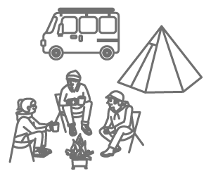 キャンプイラスト