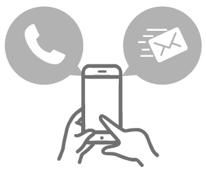 電話･メールイラスト